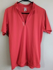 Decathlon, Top da Ciclismo B-Twin Uomo Rosso 1/4 Zip Taglia M (96-103cm)