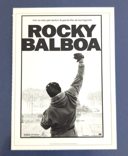 Cartolina ciak archivio rocky - cartolina,