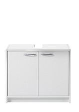 Mobile sottolavabo SMALI a 2 ante battenti, in laminato bianco. LAP 63x55x29 cm