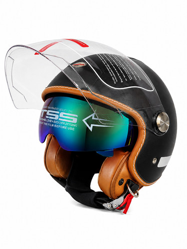 Casco moto retrò mezzi - moto,
