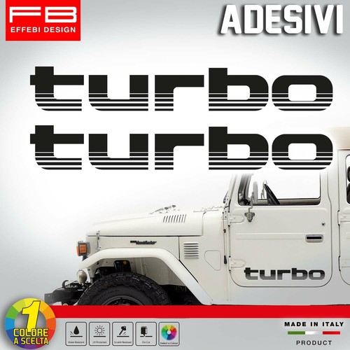 Adesivi stickers turbo - adesivi,
