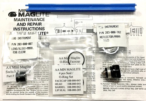 Mini maglite pezzi kit - aa,