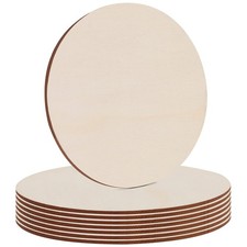 Belle Vous Cerchi di Legno Non Rifiniti (Confezione da 12) - 25 cm di Diametro -
