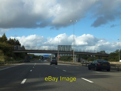Photo 6x4 motorway footbridge - photo,
