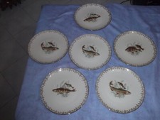 sublime set 6 piatti pesce porcellana ESCHENBACH in ottime condizioni