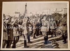 FOTO FOTOGRAFIA MUSSOLINI Passa in rivista la DIVISIONE TORINO - ANN0 1941