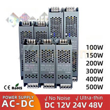 Convertitore Alimentatore Interruttore DC 12V 24V 48V 100W 300W 500W Luci LED Driver