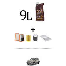 HOFFCAR Kit tagliando 4 FILTRI e 9L OLIO per Mercedes Classe M (W164) 320 cdi 16