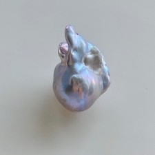 Rare Silver Gray 19x29mm