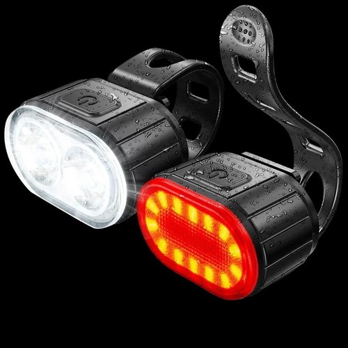 Lampada bicicletta set - -,