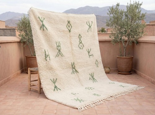 Tappeto zona marocchino crema