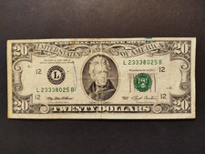 BANCONOTA 20 DOLLARI USA -