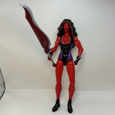 RED SHE HULK Marvel Legends Figura BAF Hit Monkey Hulkettes Universo