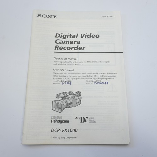 Bello manuale utente sony - bello!,
