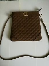 Borsa marrone finta pelle 22 x 22 cm