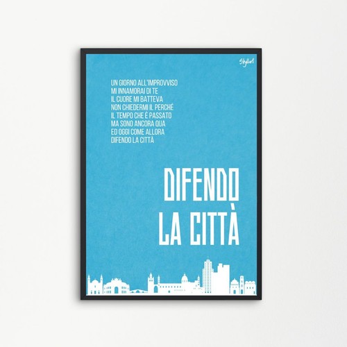 Poster quadro calcio tifosi - calcio,