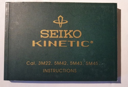 Libretto istruzioni seiko - istruzioni,