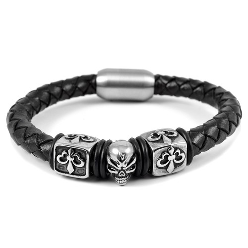 Bracciale uomo pelle - uomo,