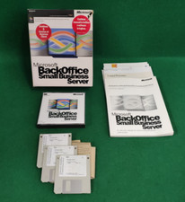 SOFTWARE BACK OFFICE MICROSOFT WINDOWS CD ROM VINTAGE RETROCOMPUTER BIG BOX P?