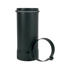 TUBO FUMO TELESCOPICO NERO PER CANNA FUMARIA STUFA A LEGNA