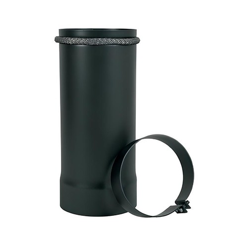Tubo fumo telescopico nero - telescopico,