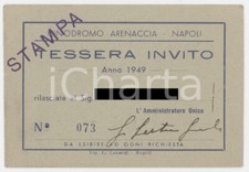 1950 ca VENEZIA Associazione Tarvisium - Venetiae - Tessera stampa 11x7 cm