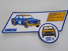 Fiat 131 Abarth Rally  , 1977s ORIGINAL STICKER   20 CM ( 7,8" ) 