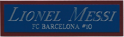 Lionel messi targhetta - lionel,