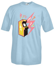 T-Shirt Games D30 Videogioco cabinato bar anni '80 sala giochi vintage