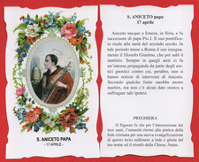 SANTINO S. ANICETO PAPA SANTO DEL GIORNO 17°APRILE CON PREGHIERA