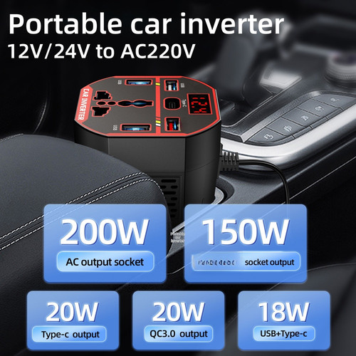 Inverter auto 220v 12v 24v - inverter,