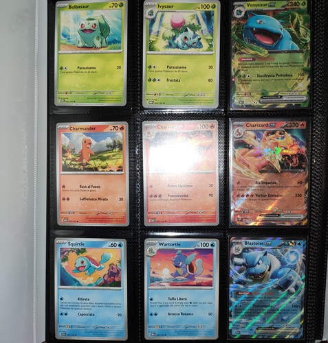 Lotto carte pokemon 151 - carte, set
