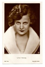 Cartolina Lilian Harvey attori