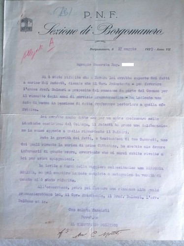 Documenti borgomanero pnf - documenti,