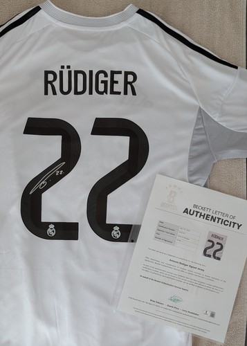 Maglia firmata rüdiger real - rÜdiger, |