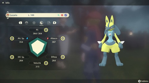 Lucario alfa shiny 6iv - lucario,
