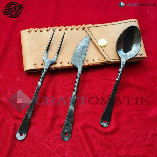Bbq set posate campeggio - bbq,