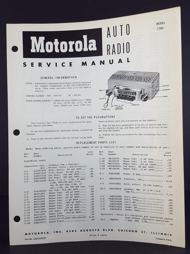 Motorola 1955 chevrolet - motorola,