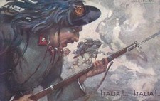 C405) WW1, ITALIA!... ITALIA!  BERSAGLIERI, ASSALTO ALLA BAIONETTA.