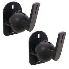2 staffe per altoparlanti surround supporto a parete per Bose - Set di 2 staffe nere