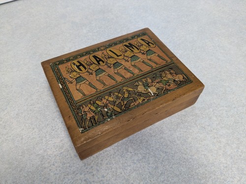 Scatola legno halma vintage - legno,
