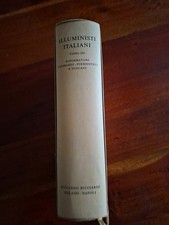 RICCIARDI Letteratura It ILLUMINISTI ITALIANI tomo III RIFORMATORI...