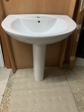 Lavandino Ceramica Bianco Jacob Delafon Paris 65 X 50 X 85 Cm