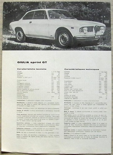 Alfa romeo giulia sprint - alfa,