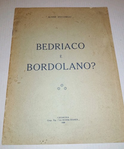 Opuscolo bedriaco - opuscolo,
