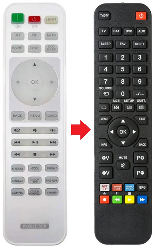 Telecomando adatto per benq - telecomando,