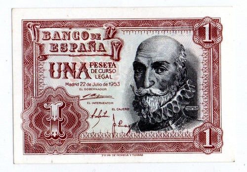 Spagna 1953 banconota 1 - banconota,