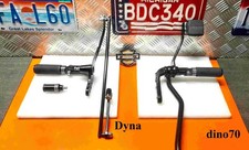 Harley Davidson kit comandi pedane pedali avanzate nero x modelli Dyna