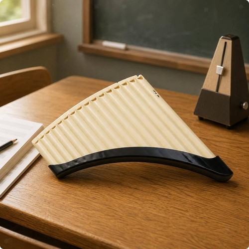 Flauto pan canne con - a,