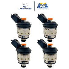 4 INIETTORI LANDI RENZO TAPPO ARANCIONE FIAT GPL METANO 237133000 12 FORI *NEW*